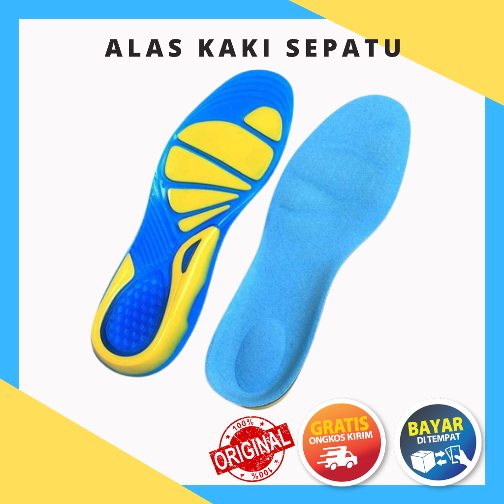 Alas Kaki Sepatu Shock Absorb Orthopedic Insole - MJ003