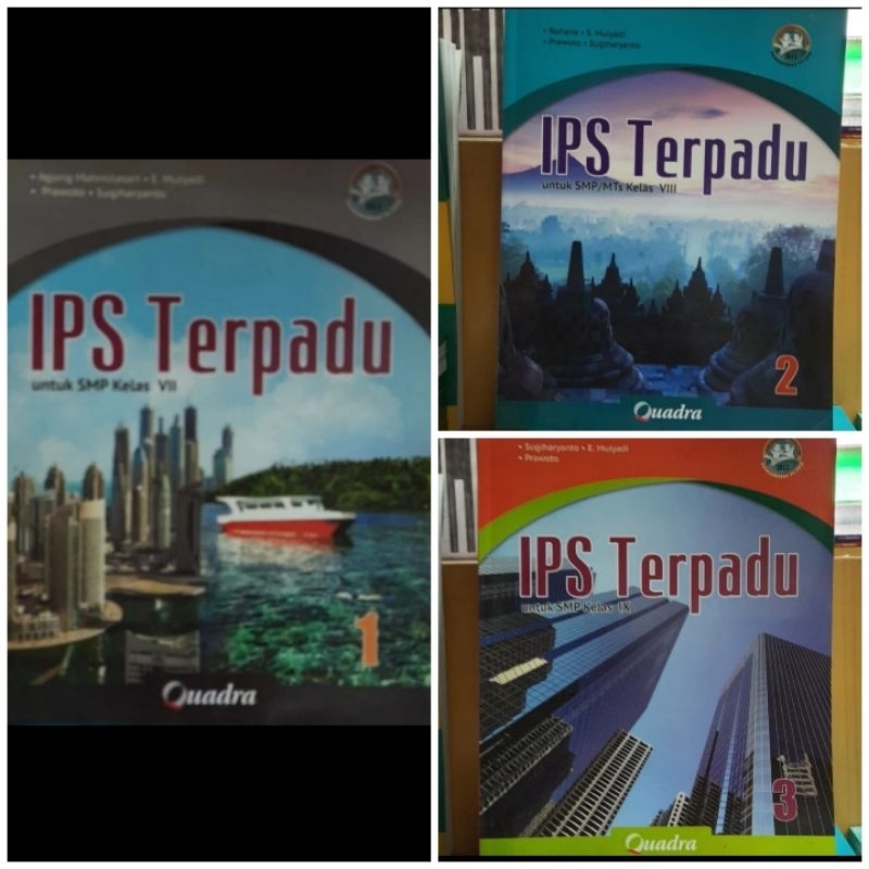 IPS Terpadu smp/mts kelas 1/7, 2/8, 3/9 revisi K13 quadra
