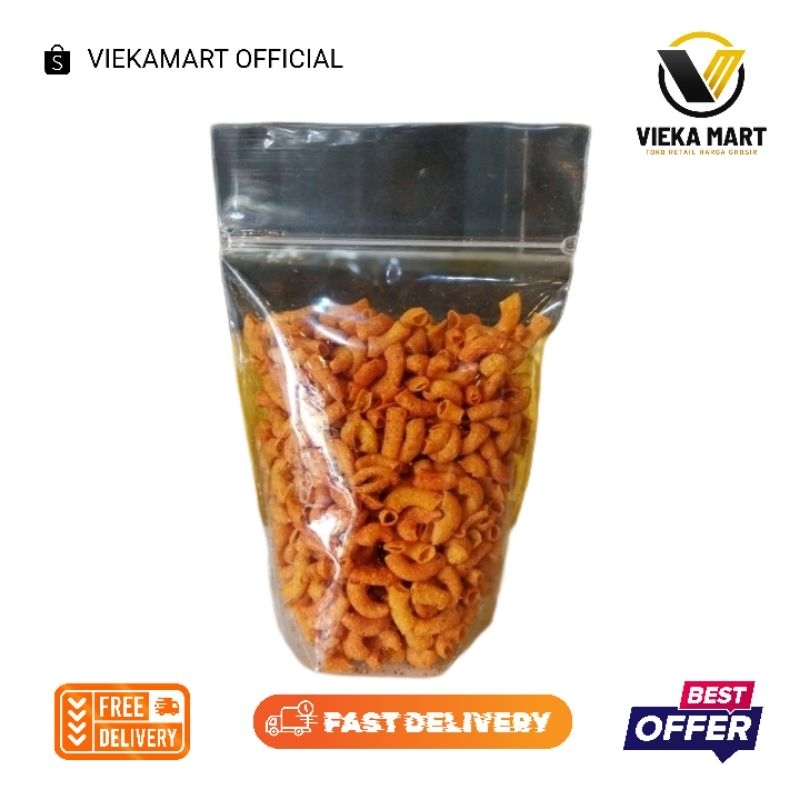 

Snack Cemilan Makaroni Balado Pedas 250g