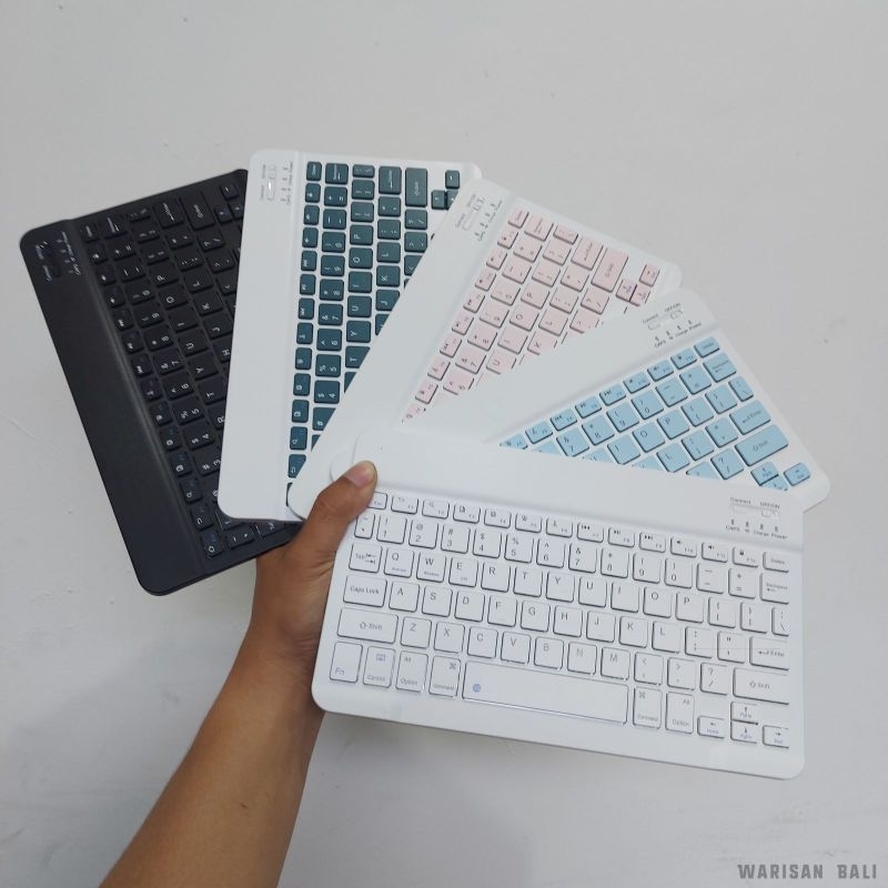 Keyboard bluetooth Ipad komputer dan HP keyboard mini