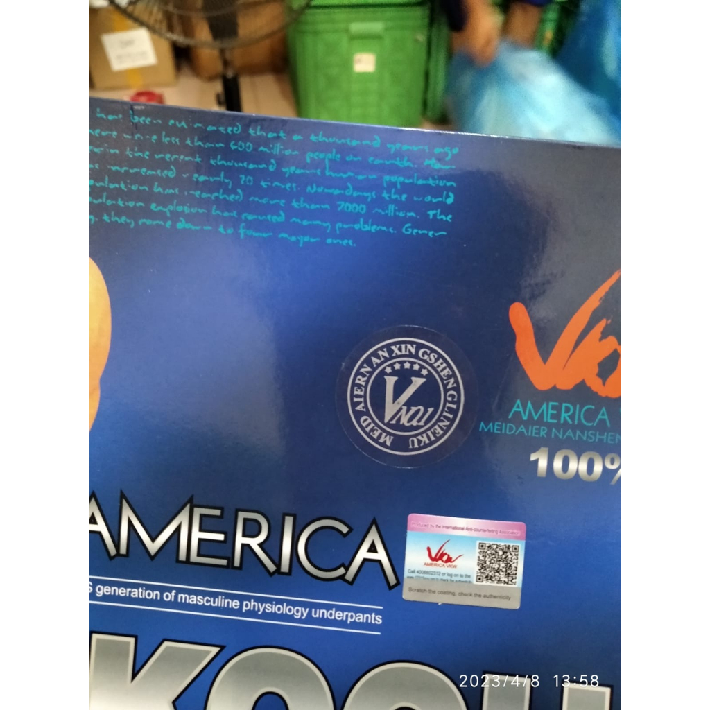 [COD] Celana Vitalitas Kesuburan Pria VAKOOU USA Korset Celana Dalam Pria Teknologi Magnetic Fibre dengan Total 24 Magnet &amp; Bisa Barcode