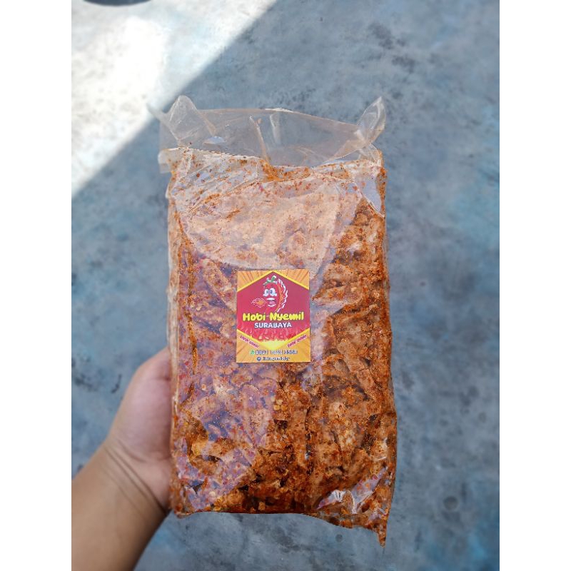 

Basreng pedas daun jeruk 500gr