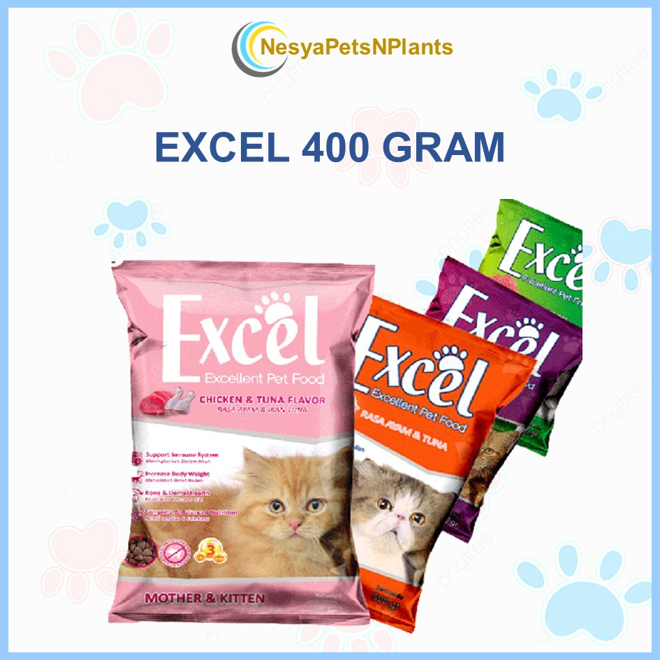 Excel Pakan Kucing Excellent Cat Food Dry Makanan Kucing Adult
