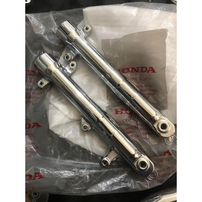 bottom shock/tabung shock depan cb150r chrome
