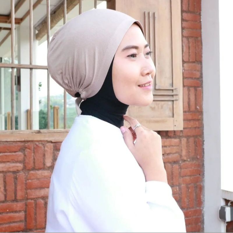 Ciput Bandana Rajut Dua Warna Termurah Supplier Distributor Agen Grosir Hijab Jilbab Tanah Abang