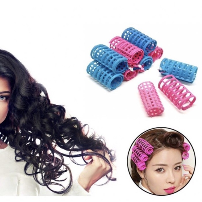 Roll Rambut Isi 5 / Roll Rambut Murah / Alat Blow Keriting Curly