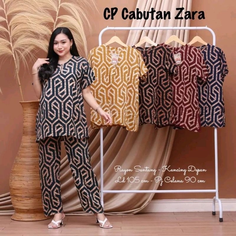 Setelan Rayon / Cp Rayon / Setelan Cp Rayon / Setelan Piyama Cp motif zara