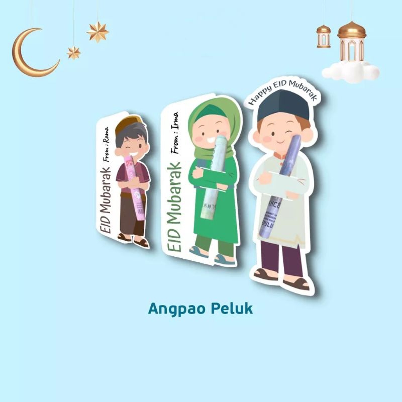 

Angpao peluk kekinian / Amplop lebaran