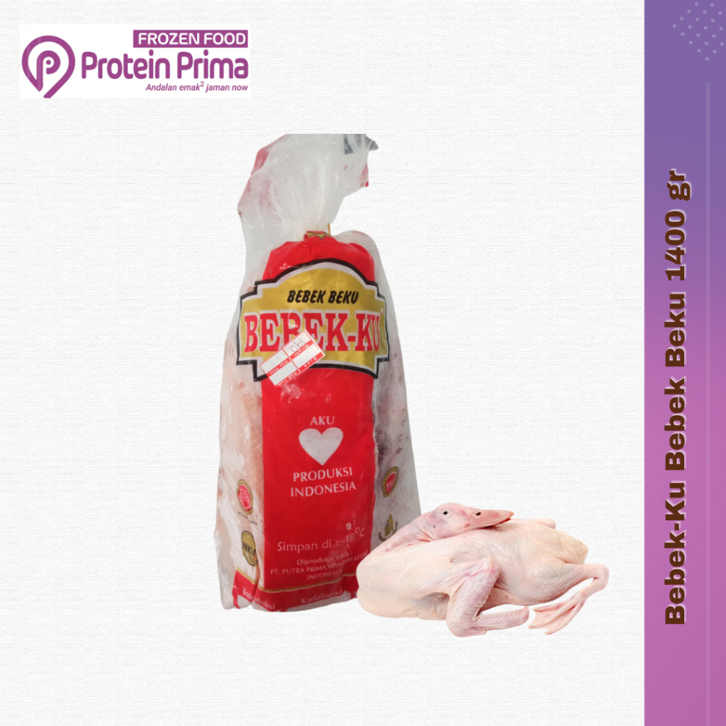 

Bebek Bebek-Ku 1,4 kg/ Daging Bebek Beku Utuh