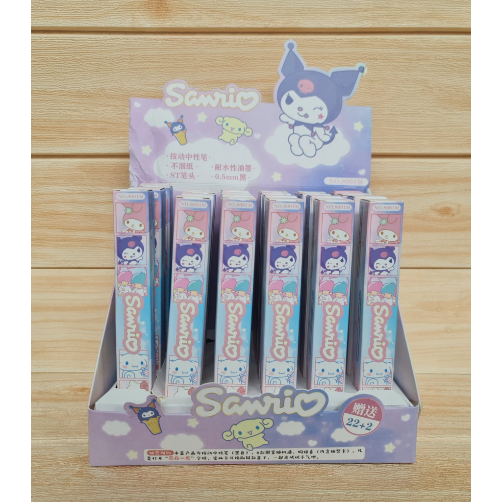 

PULPEN BLIND BOX SANRIO 8001 M 1 SET ISI 6 PC