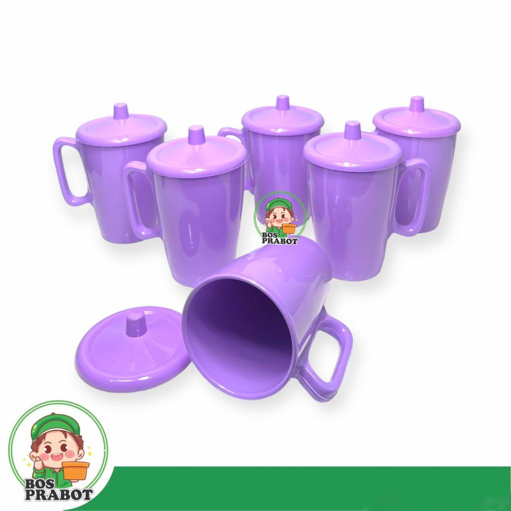 MUG 400ML DENGAN TUTUP / MUG MELAMIN TUTUP / MUG MELAMIN 400ML BERKUALITAS