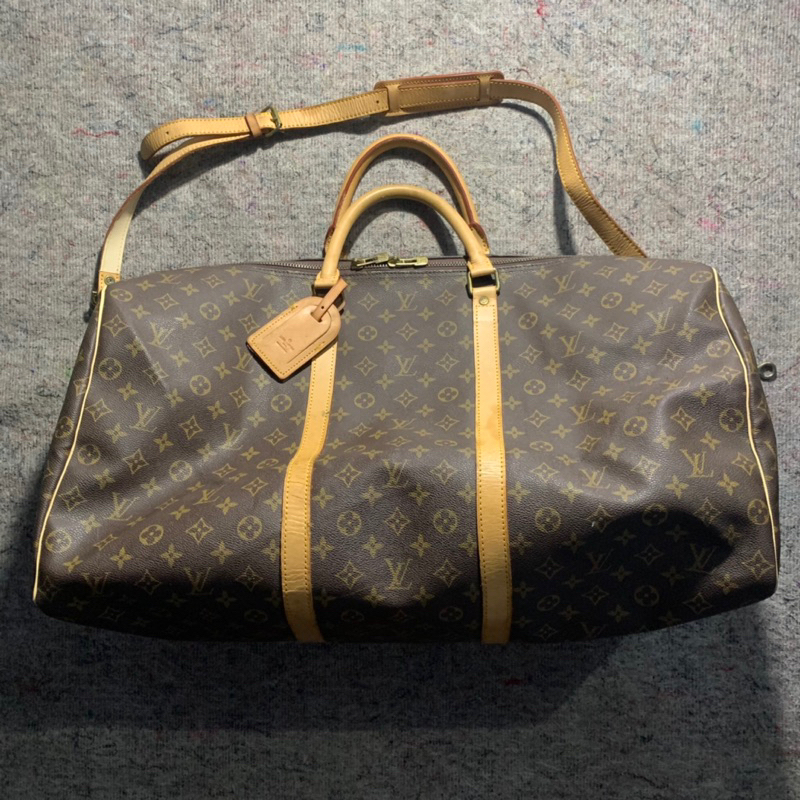 LV MONOGRAM KEEPALL 55 TRAVEL BAG