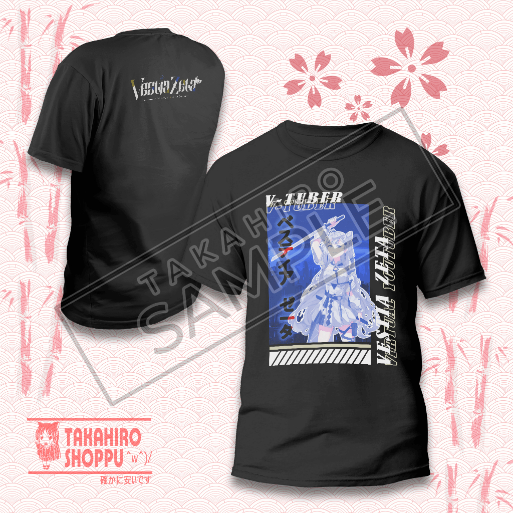 Baju/Kaos/T-Shirt DTF Hololive VESTIA ZETA 1