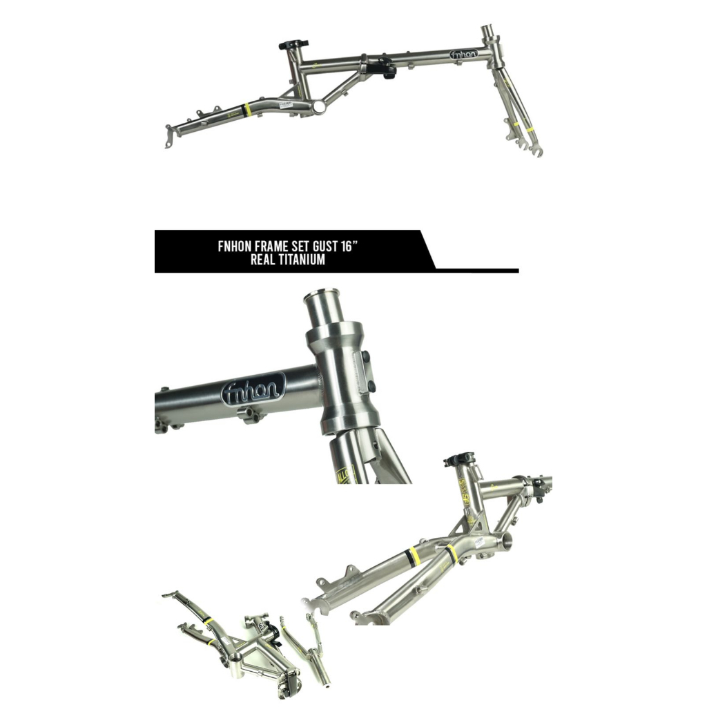 Fnhon Frame set Gust Disc 16" Real TITANIUM Rare Item