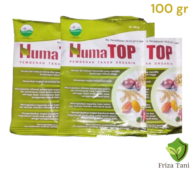 

HUMATOP, Huma top 100 Gram Asam Humat Pembenah Tanah Organik