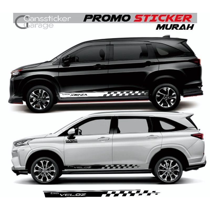 STICKER STIKER LIS SAMPING STIKER MOBIL TOYOTA AVANZA VELOZ XENIA AVANZA OLD CALYA AGYA AYLA SEMUA T