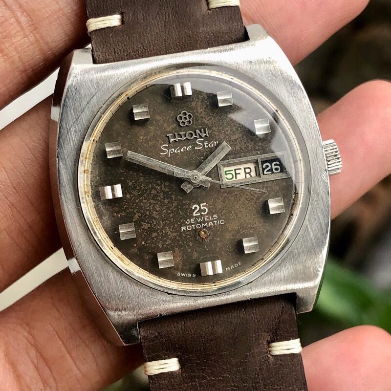 Jam Tangan Vintage Titoni Space Star 25J