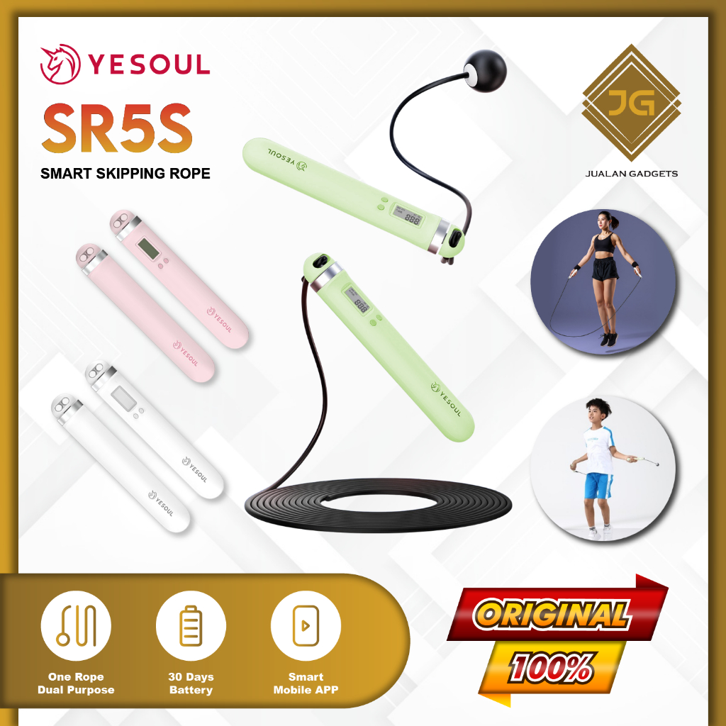 Tali Skipping Yesoul SR5S Smart Skipping Rope - Garansi Resmi