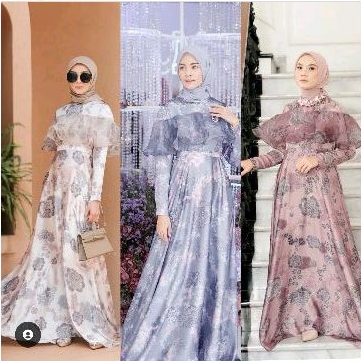 Le Fuji Dress by Vanilla Hijab (READY SIAP KIRIM)