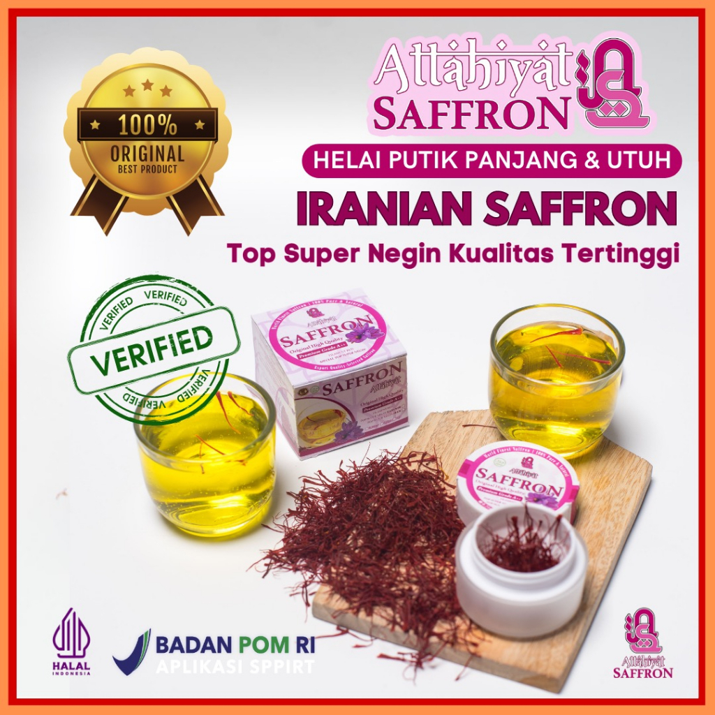 

Attahiyat Saffron - Saffron Iran Super Negin 2gr Promil Masalah Hormon [PAKET BONUS]
