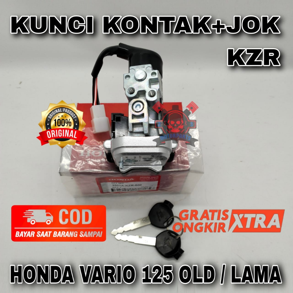 Kunci Kontak Honda KZR Konci Motor Set Vario 125 Old Key Set Kualitas Asli Original AHM