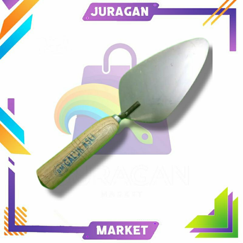 Sendok Semen Cetok Galur Asli Original Paku 4 Lancip Panjang 18 cm