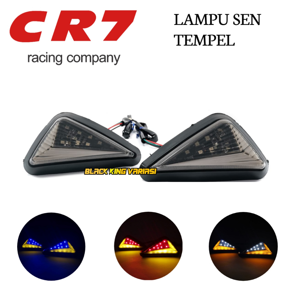 Lampu Sen Tempel Segitiga LED Lampu Sen Vering Neon Lampu Neon Tempel Sein Tempel LED Lampu Sen Tempel Segitiga 2 Mode