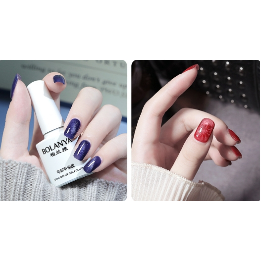 BOLANYA Nail gel UV LED Polish Soak off Nail Art / Nail polish / Kutek Gel cat eye nail art /kecantikan kuku/ cat kuku / kutek manicure
