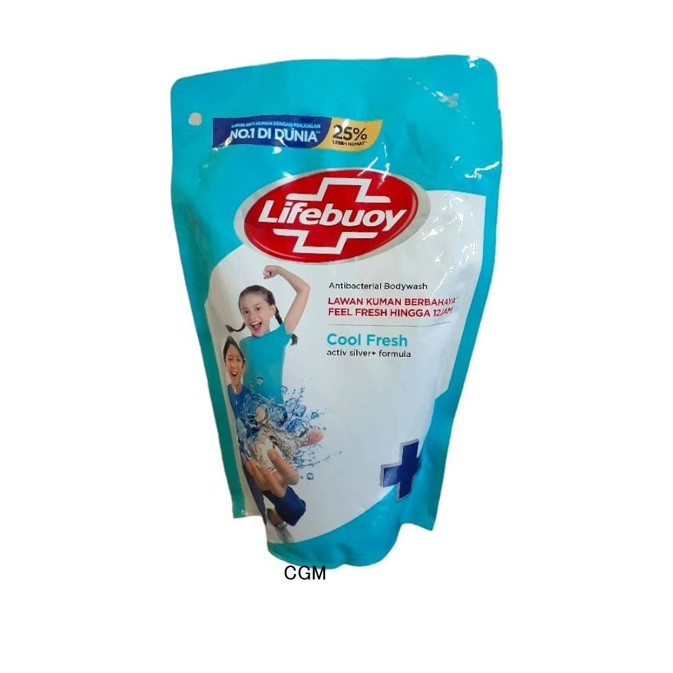 Fresh Cool - Lifebuoy Sabun Mandi Cair / Body Wash Reffil 400mL