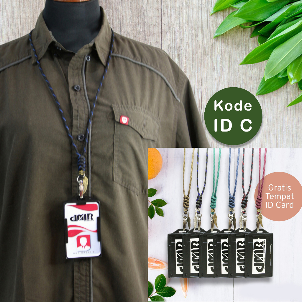 

Name Tag ID Card Holder Lanyard Termurah Berkualitas Lanyard Nametag ID Card Holder Lanyard Gantungan Kalung ID Card Name Tag Tali Paracord Prusik Kode ID C DMR Kreatif