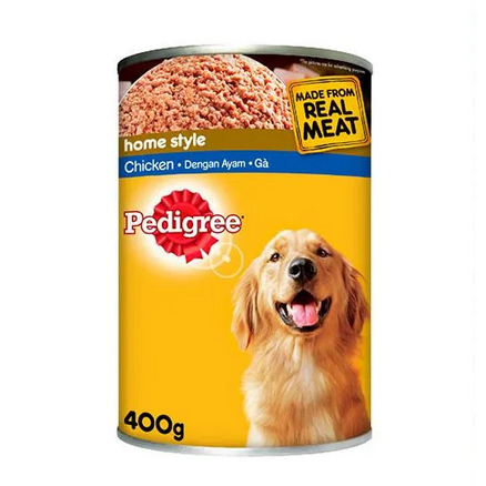 Makanan Anjing Pedigree Chicken Kaleng 400g