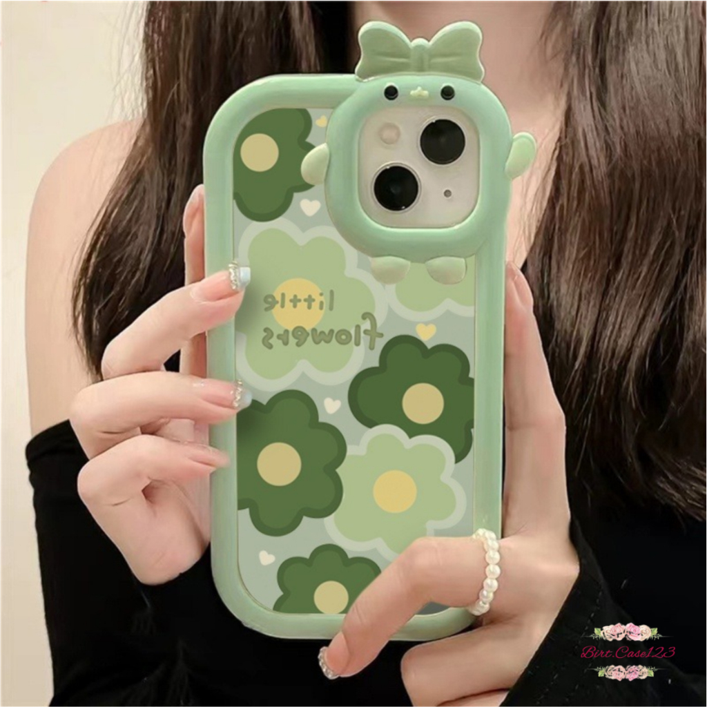 CUSTOM SOFTCASE PITACU FRAME KARAKTER CUSTOM LITTLE FLOWERS FOR IPHONE 6 7 8 6+ 7+ 8+ X XS XR XS MAX 11 12 13 14 PRO MAX BC7597