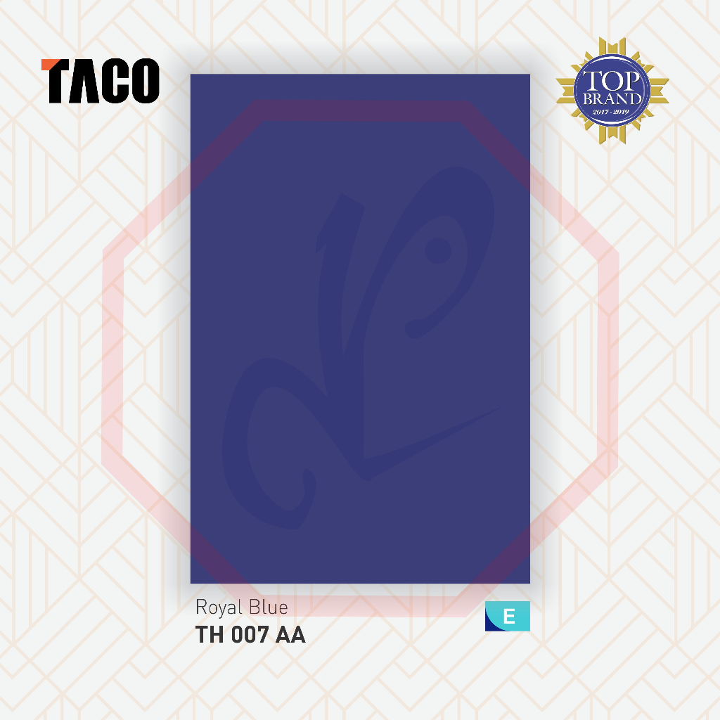 TACO HPL SOLID SHEET ROYAL BLUE TH 007 AA BIRU TUA Pelapis Triplek Furniture