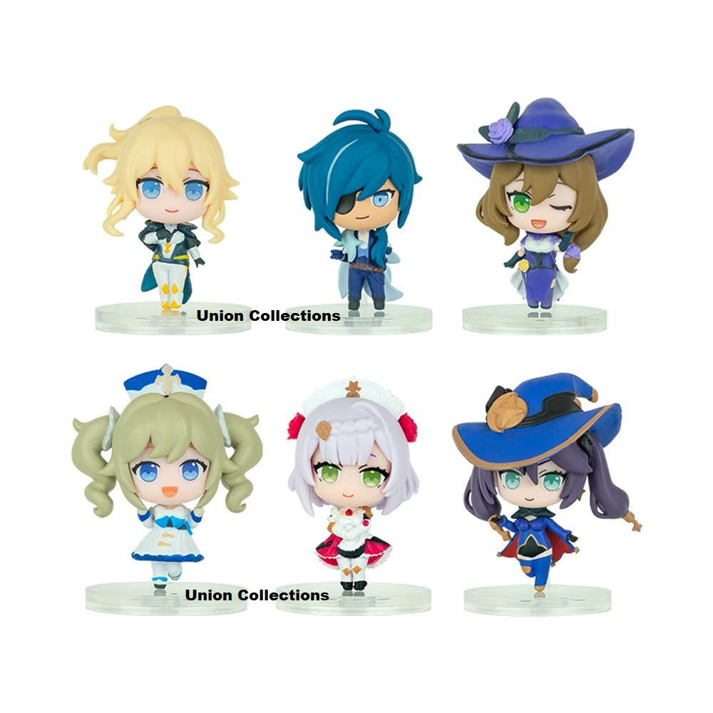 Action Figure Genshin Impact: Cute Kawaii Version 2 - Mona, Noelle, Barbara, Jean, Kaeya, Lisa