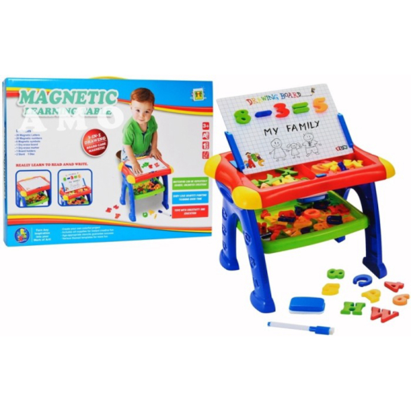 

Unik Mainan Edukasi Meja Belajar Anak 3in1 Magnetic Learning Table QJ5592 Murah