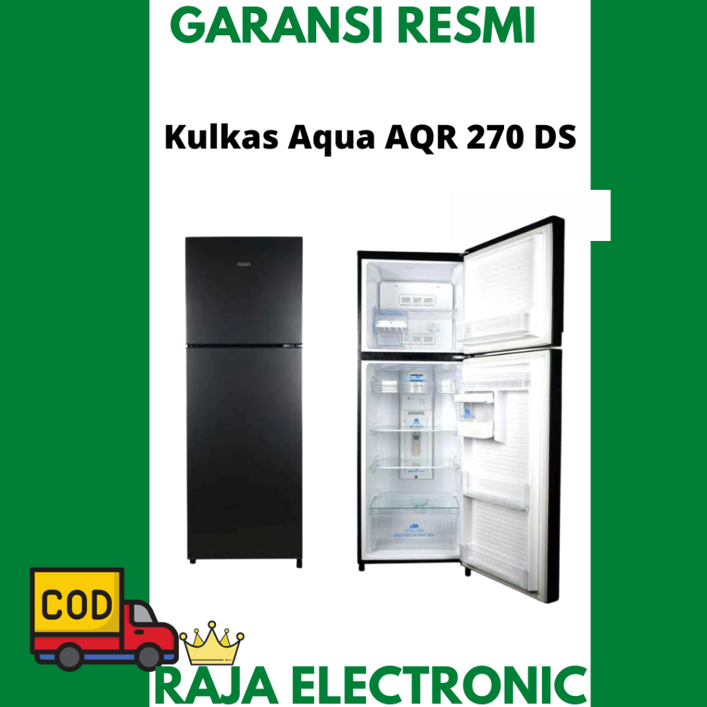 Kulkas Aqua Aqr D-270 DS 2 Pintu