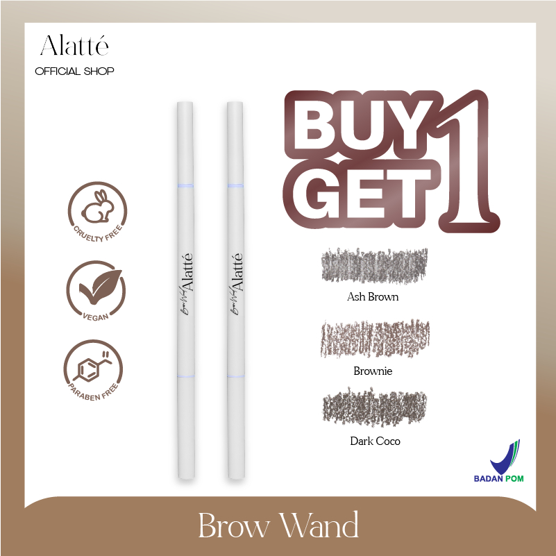 [BUY 1 GET 1] Alatte -  Brow Wand All Variant  Pensil Alis / Eye Brow Mechanic