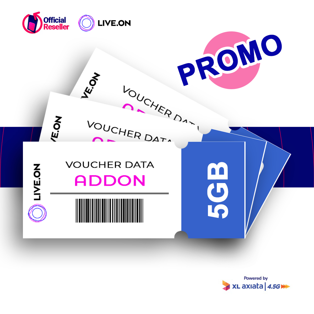 Voucher Data Internet 5GB LiveOn by XL Axiata