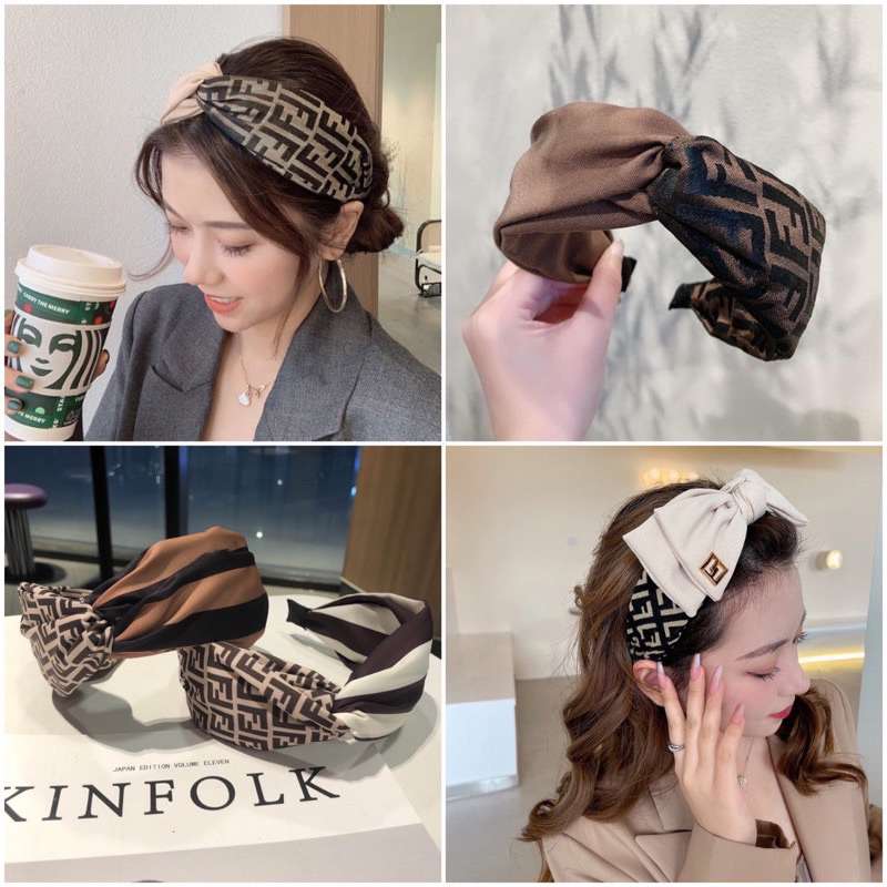 bando -157 Women Girls Cross Bee Hairband Hair Band Female Sweet Patchwork