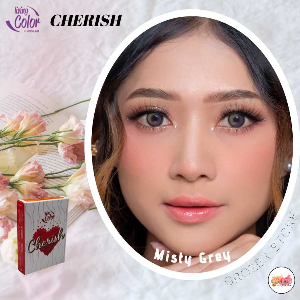 SOFTLENS LIVING COLOR CHERISH - MINUS 3.50 SD 8.00 - DIA 14,4 MM - SOFTLENS BY IRISLAB