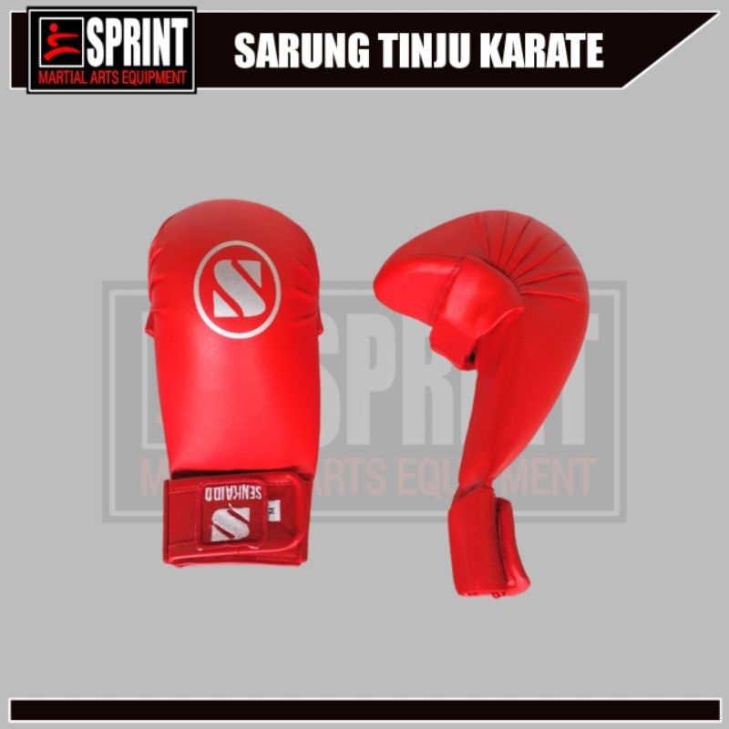 Sarung Tangan Karate - Gloves Karate - Handprotector - Sarung Tinju Karate Senkaido