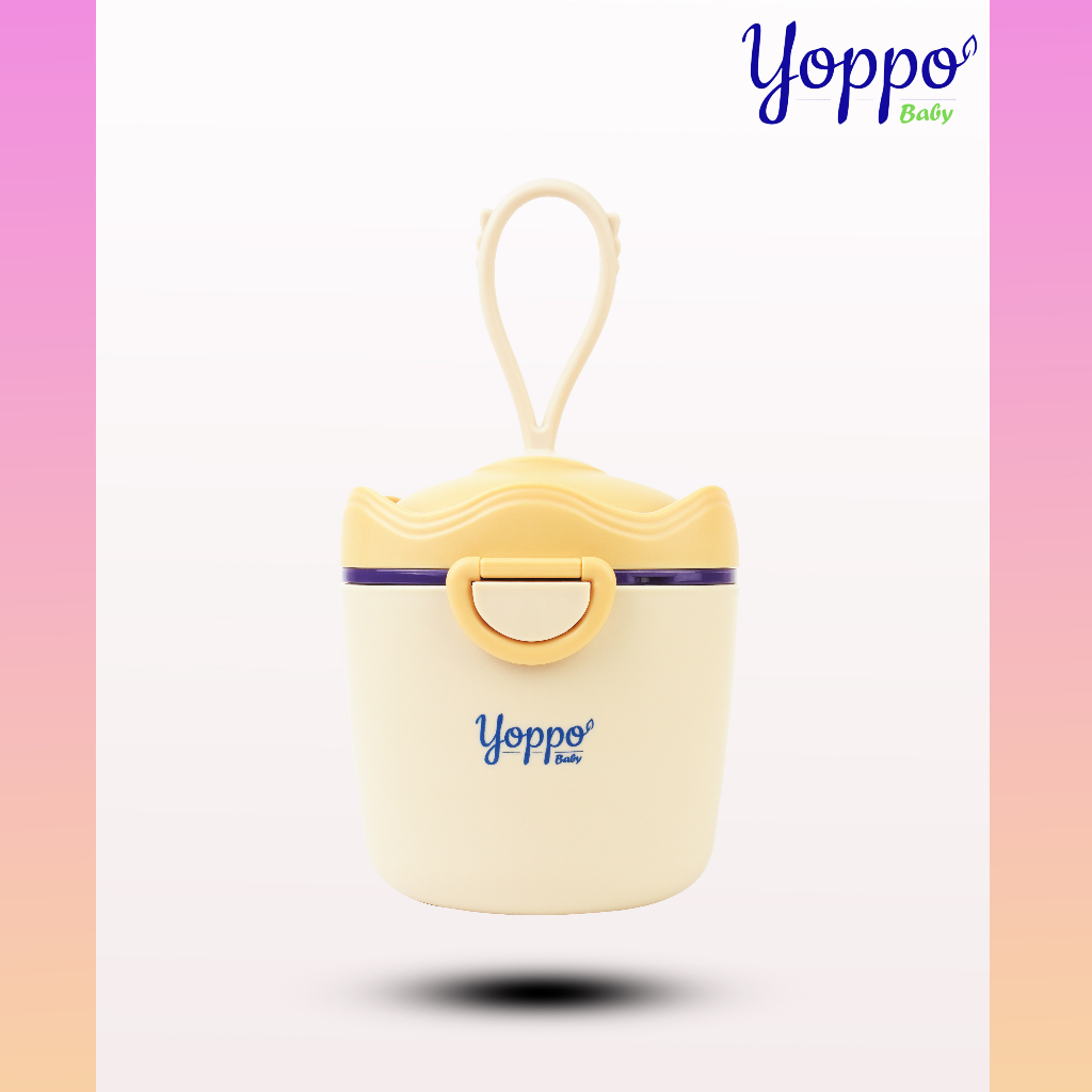 Wadah Susu Bubuk / Wadah Susu Travel / Kotak Susu Bubuk / Toples Susu Travel Yoppo Baby