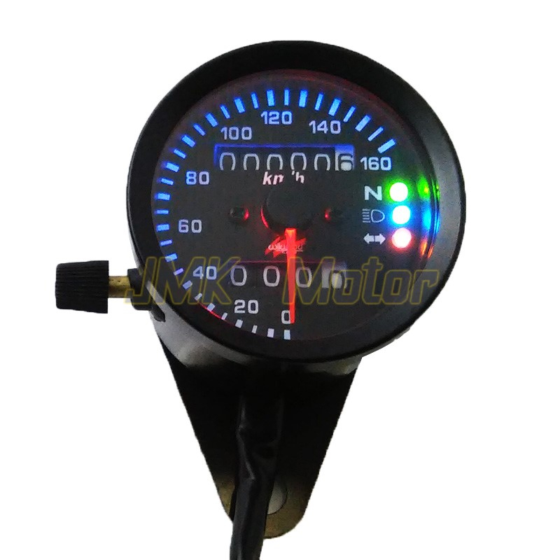 Speedometer Led Variasi Motor Lengkap Indikator Lampu Gigi Netral Lampu Jauh Sein Speedo Jarum Led R