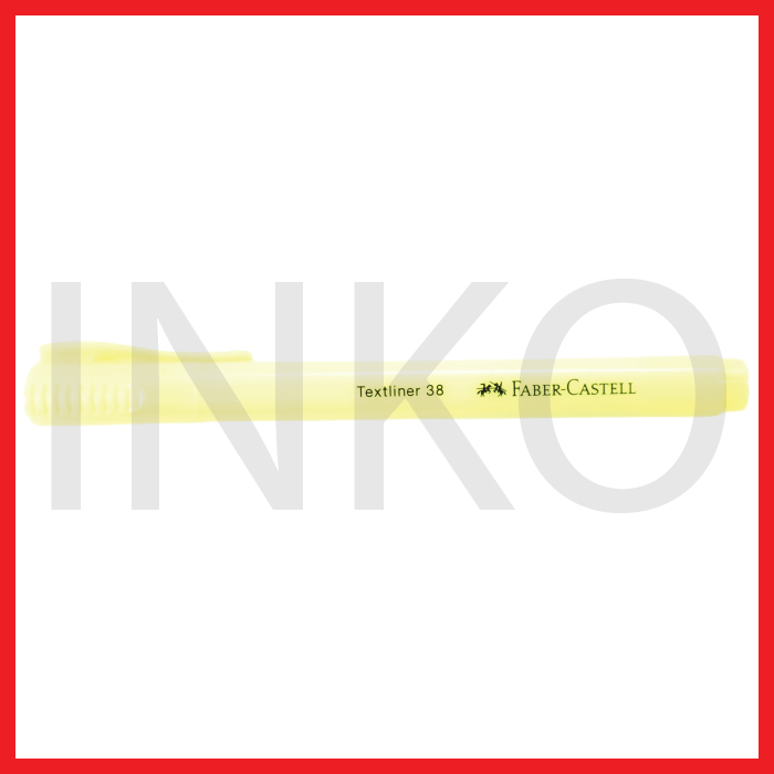 

FABER CASTELL TEXTLINER 38 FLUORESCENT YELLOW INK