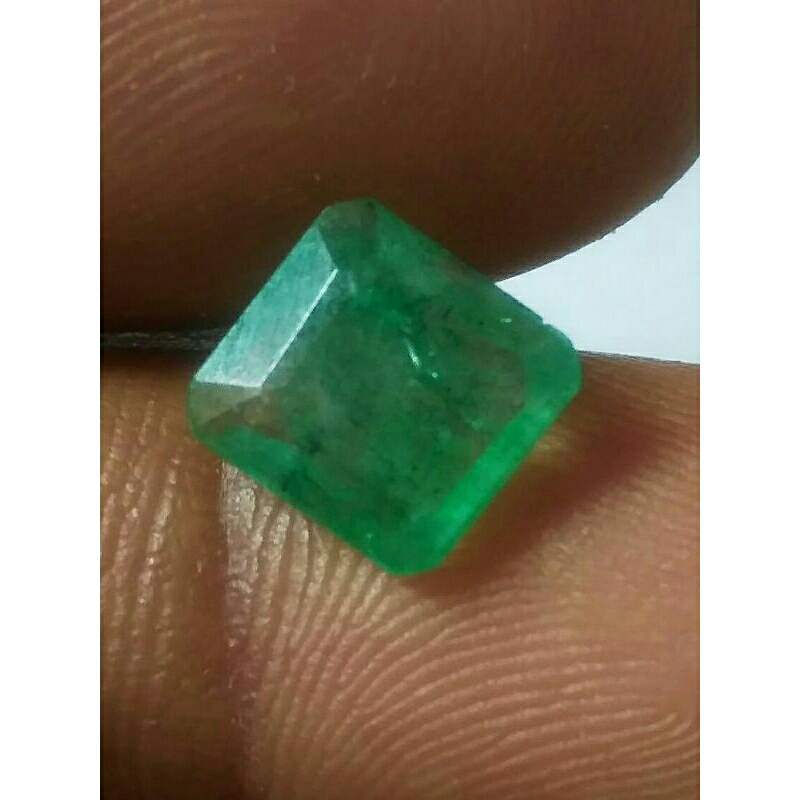 BATU MULIA NATURAL EMERALD BERYL JAMRUD ZAMRUD COLOMBIA ASLI ALAM BUKAN SINTHETIC 2,2 CARATS KOLEKSI