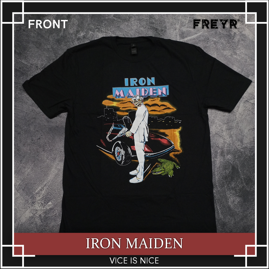 Kaos Band Official Iron Maiden - Vice is Nice Original