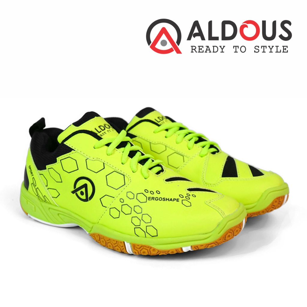 Aldous Sepatu Badminton Pria Olahraga Outdoor Sepatu Bulu tangkis Sneakers Lari Original Shoes Lentu