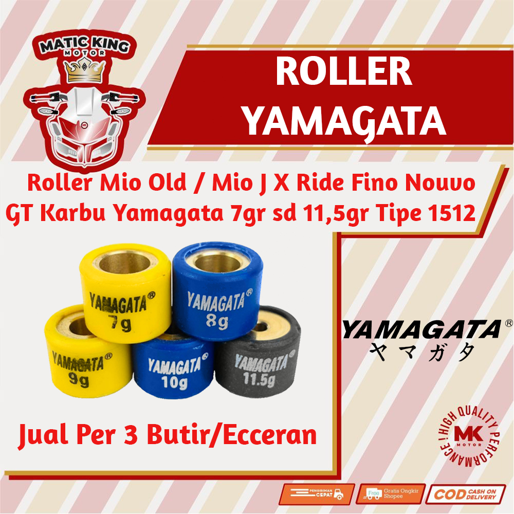 Roller Racing Mio Fino X-Ride Fino Nouvo 110cc Karbu Yamagata jual satuan(1 pc)