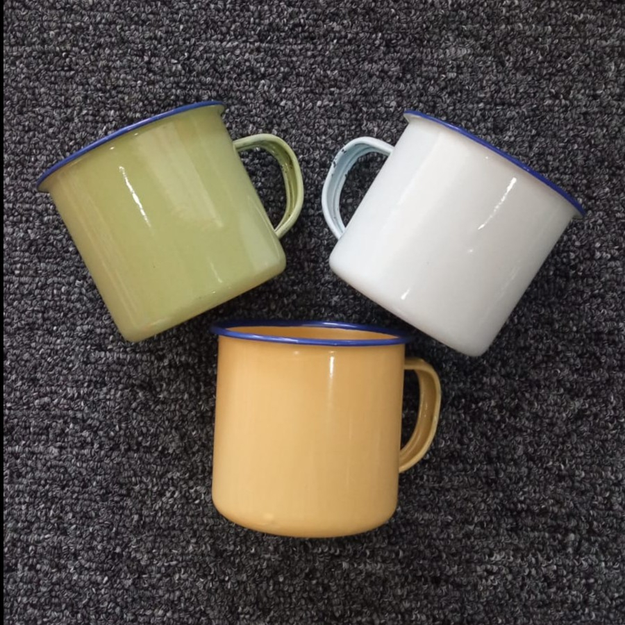 Mug Enamel Polos 7 cm