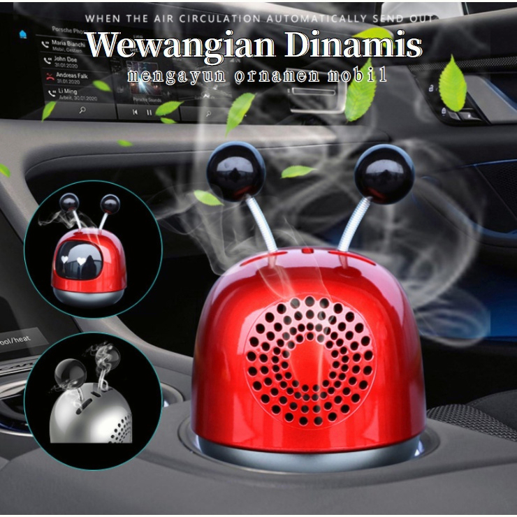 WTW11 Mobil Dekorasi Robot pengharu mobil Parfum Mobil Aromaterapi Dekorasi Interior Mobil Dekorasi Tahan Lama Cahaya Wewangian Robot Balm